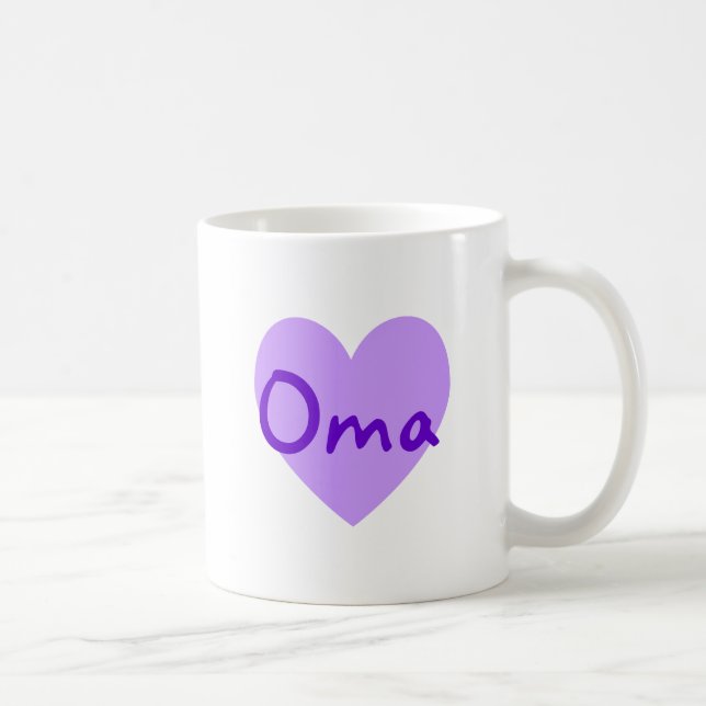 Oma Lila Tasse (Rechts)