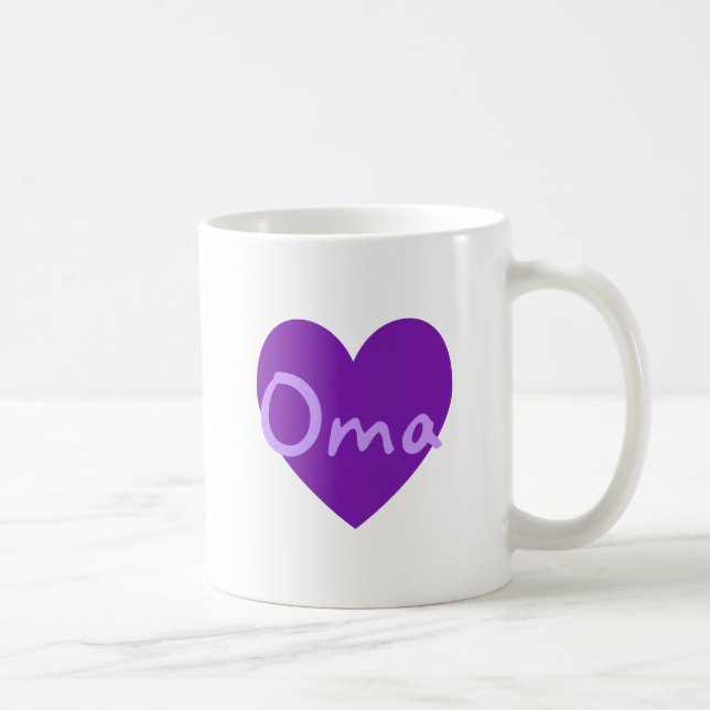 Oma Lila Tasse (Rechts)