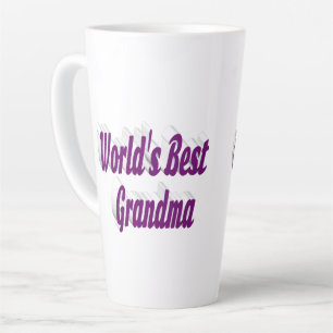 Oma lila Typografie  Milchtasse