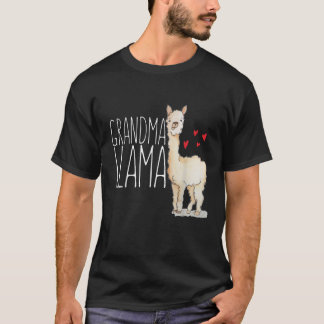 Oma Llama Funny Matching Family Stamm Mimi Gra T-Shirt