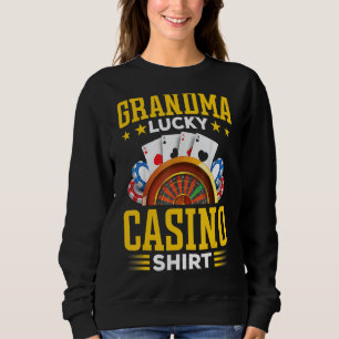 Oma Lucky Casino Gambling Oma Sweatshirt
