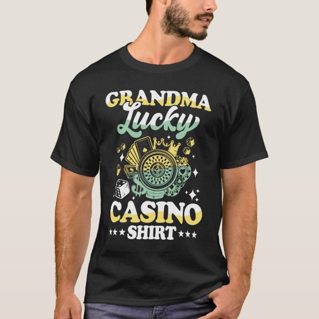 Oma Lucky Casino Shirt (Vorderseite)