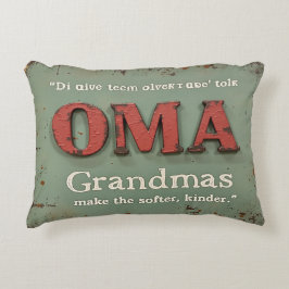 Oma macht weicher, Kinder Dekokissen