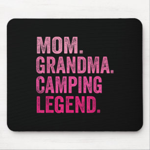 Oma Mama Camping-Legende Lustige Camper-Mama Mousepad
