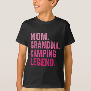 Oma Mama Camping Legende Lustiger Camper Mama  T-Shirt