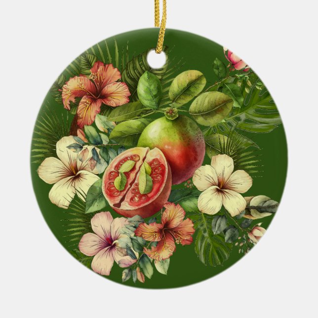 Oma Manuelas Guavas Keramik Ornament (Vorne)