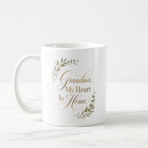 Oma, mein Herz ist zu Hause Kaffeetasse