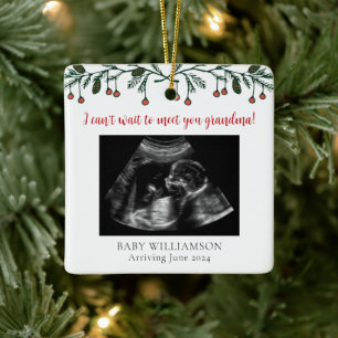 Oma MerChristmas Ultrasound Foto Keramikornament