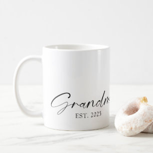 Oma Minimalistisch Simple Script Personalisiert Kaffeetasse
