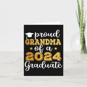 Oma mit einer Cl von 2024 Graduate von 2024 Abschl Karte