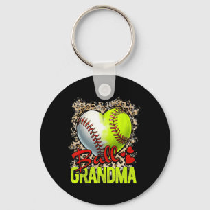 Oma Mütter Day Softball Grandma Baseball Gran Schlüsselanhänger