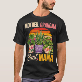 Oma Mutter Pflanze Mama Oma Gärtnern T-Shirt