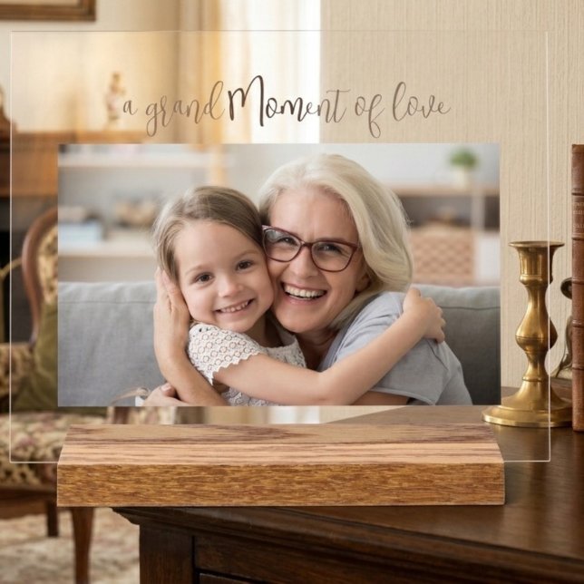 Oma Muttertags-Foto-AcrylgGeschenk Acrylschild (Von Creator hochgeladen)