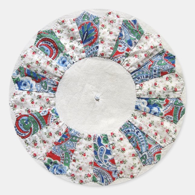 Oma Nellie's Quilt - Block #1 Aufkleber (Vorderseite)