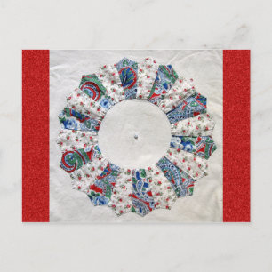 Oma Nellie's Quilt - Block Nr. 1 Postkarte