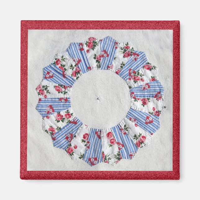 Oma Nellie's Quilt - Block Nr. 3 Magnet (Vorne)