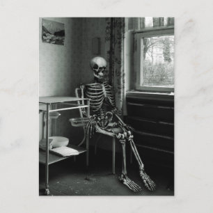 Oma Ō noch auf den Arzt Postkarte