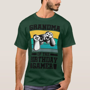 Oma of the Birthday Gamer Video Games Conole G T-Shirt