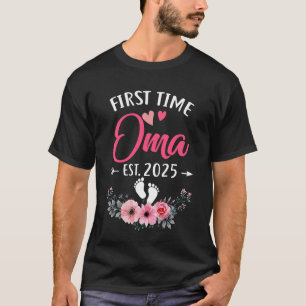 Oma Oma Est 2025 Mütter Da T-Shirt
