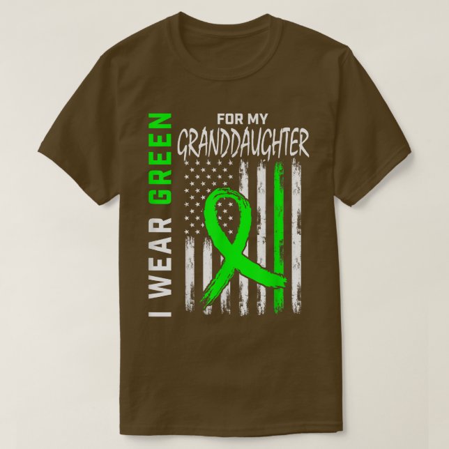 Oma Opa Cerebral Palsy Awareness Granddaug T-Shirt (Design vorne)