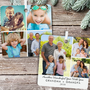 Oma Opa Großeltern Weihnachtsfoto Ornament Aus Metall