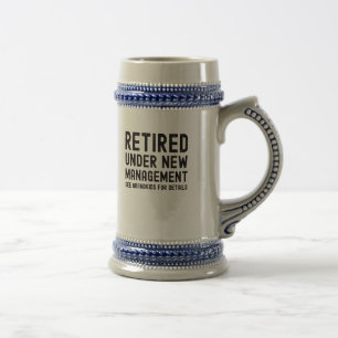 Oma Opa Ruhestand Vatertag Muttertag Bierglas