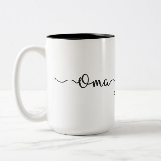 Oma & Opa Zweifarbige Tasse