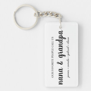 Oma & Opas Geschenk, Oma, Opa, Großeltern Schlüsselanhänger