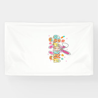 Oma Ostern Oma Kokette Hasenohren Eier Ba Banner