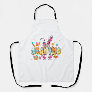 Oma Ostern Oma Kokette Hasenohren Eier Ba Schürze
