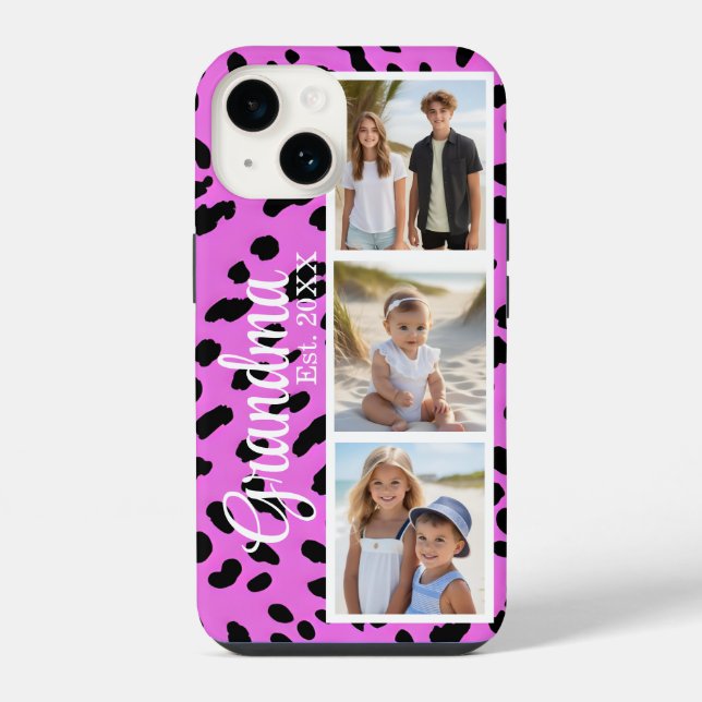 Oma Personalisiert Foto iPhone Hülle (Rückseite)
