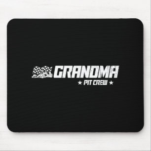 Oma Pit Crew Race Car Birthday Family Racing Mousepad