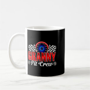 Oma-Pit-Crew-Rennfamilien-Rennwagen-Geburtstag Kaffeetasse