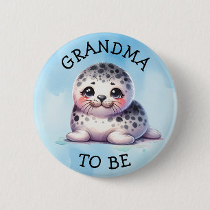 Oma   Polar Arctic Winter Baby Show Button