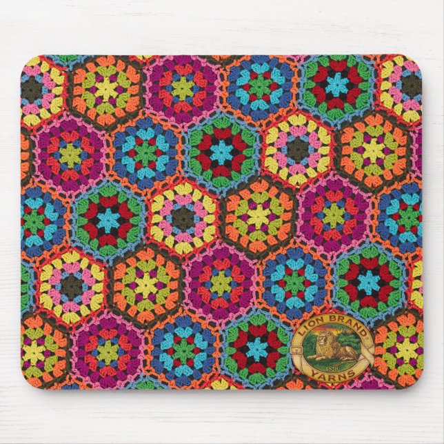 Oma-quadratische Mausunterlage Mousepad (Vorne)