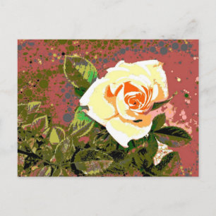 Oma Rose Postkarte