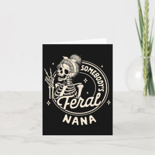 Oma Sarkasmus Mimi Gigi Skelett Irgendjemandes Wil Karte