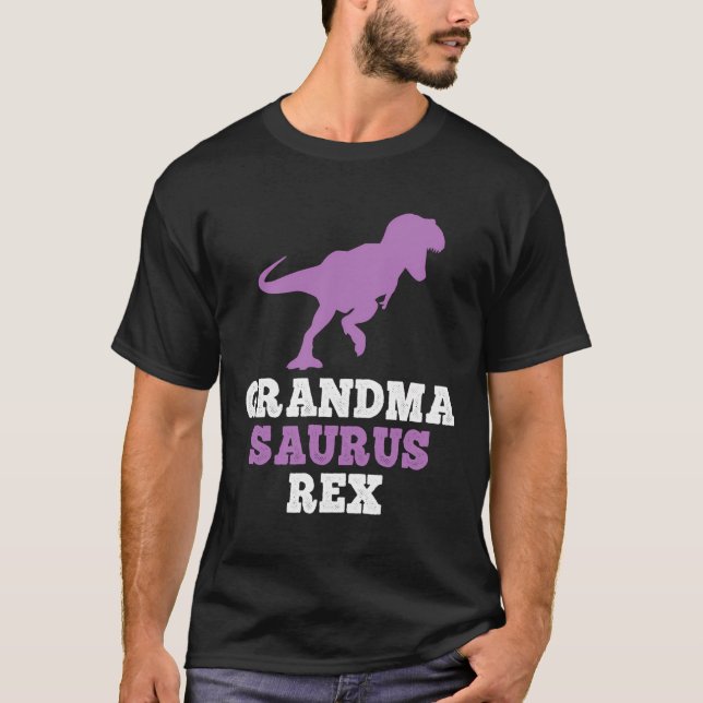Oma-Saurus Rex Funny Dinosaur Geschenk Grandmasaur T-Shirt (Vorderseite)
