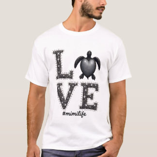 Oma-Schildkröte - Liebe Mimi Leben Meeresschildkrö T-Shirt