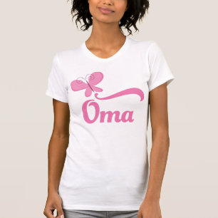 Oma Schmetterlings-Geschenk T-Shirt