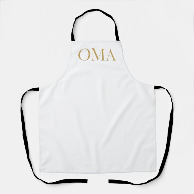 OMA-Schürze | Personalisierte Oma-Küchenschürze  Schürze (Vorderseite)