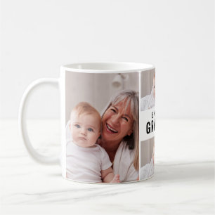 Oma Schwarz Weiß 4 Foto Collage Kaffeetasse
