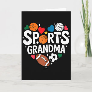 Oma Sport Enkelkinder Großmutter Karte