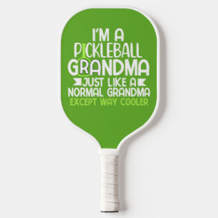 Oma Stolz, Muttertag Gegenwart Pickleball Schläger
