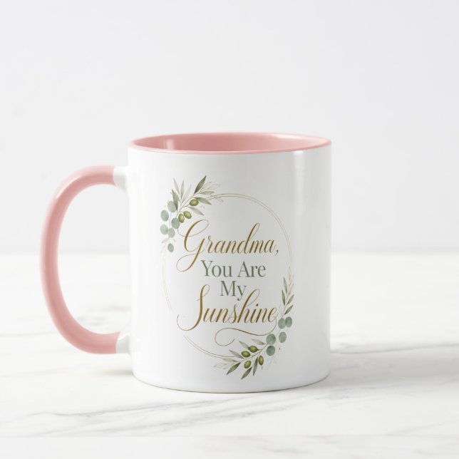 Oma Sunshine Geburtstag Tasse (Links)