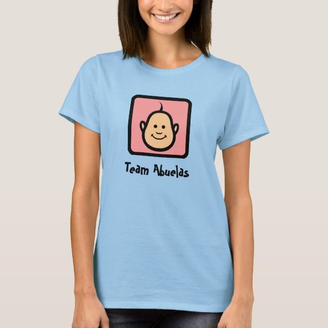 Oma, Team Abuelas T-Shirt (Vorderseite)