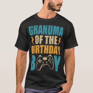 Oma The Birthday Boy Gamepad Matching Famil T-Shirt