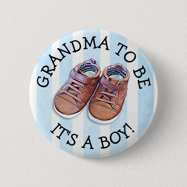 Oma to be Baby Showbutton Button (Vorderseite)