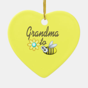 Oma to Bee Keramik Ornament