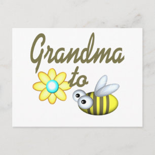 Oma to Bee Postkarte